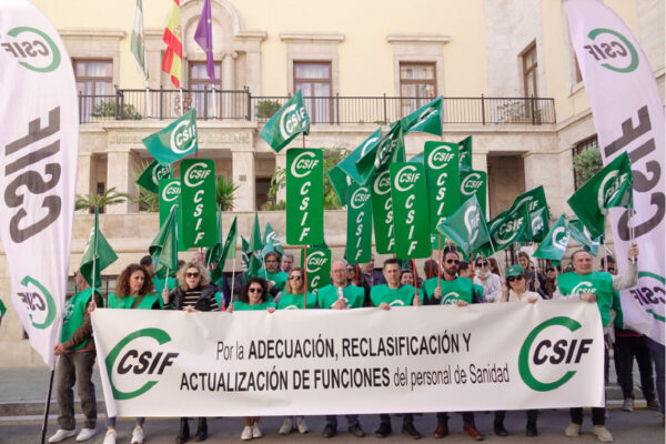 Manifestación del CSIF