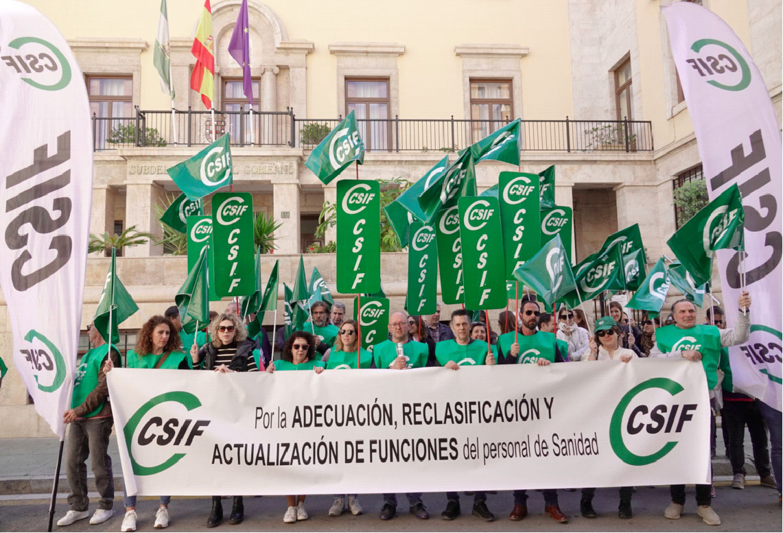 Manifestación del CSIF